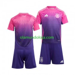 Camisola Alemanha Criança Equipamento Segundo Euro 2024 Manga Curta